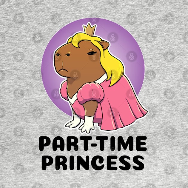 Part-time Princess Capybara by capydays